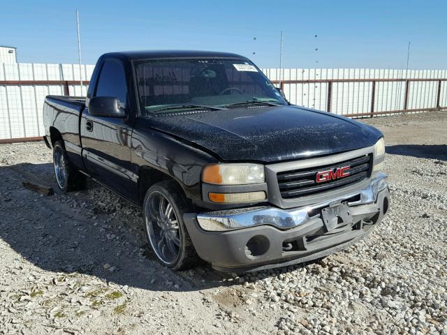 1GTEC14V56Z259385 - 2006 GMC NEW SIERRA BLACK photo 1