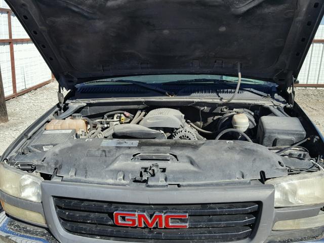 1GTEC14V56Z259385 - 2006 GMC NEW SIERRA BLACK photo 7