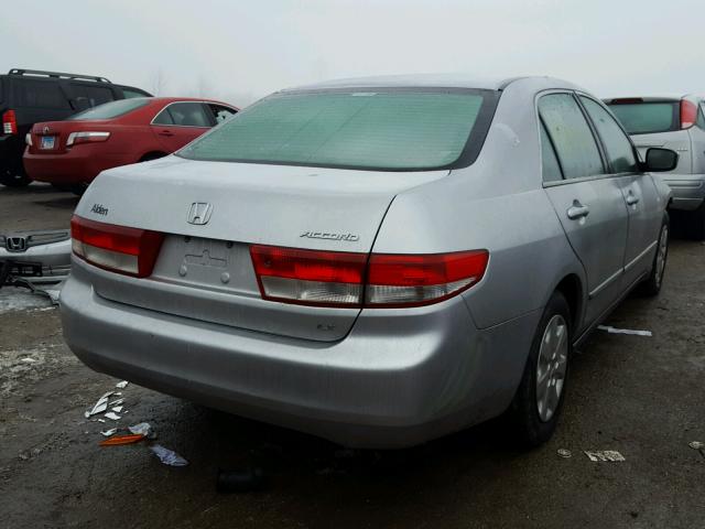 1HGCM56484A107405 - 2004 HONDA ACCORD LX SILVER photo 4