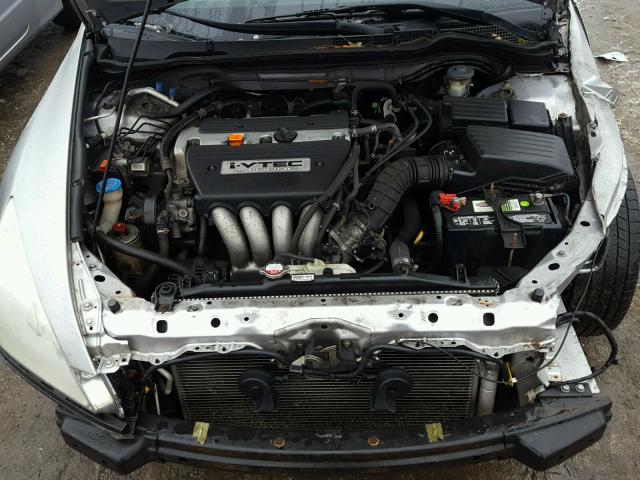 1HGCM56484A107405 - 2004 HONDA ACCORD LX SILVER photo 7