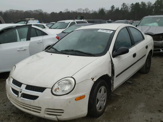 1B3ES26C34D588747 - 2004 DODGE NEON BASE WHITE photo 2