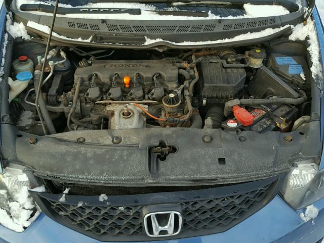 2HGFG12959H516811 - 2009 HONDA CIVIC EXL BLUE photo 7