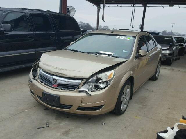 1G8ZS57NX7F303191 - 2007 SATURN AURA XE TAN photo 2