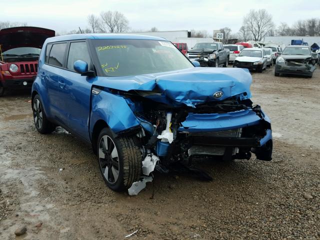 KNDJP3A50H7466848 - 2017 KIA SOUL + BLUE photo 1