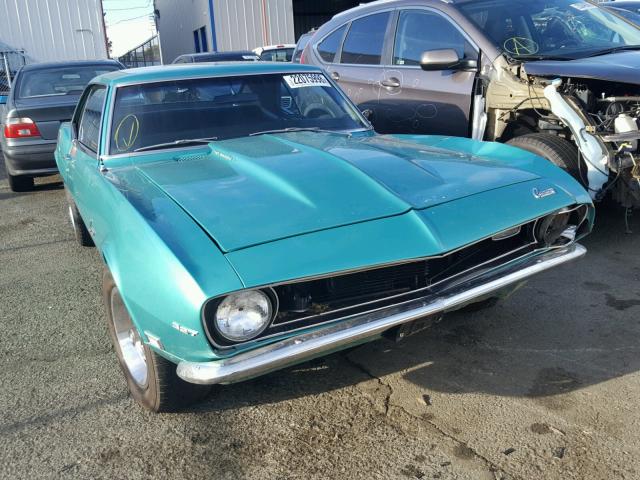 124378N34952 - 1968 CHEVROLET CAMARO GREEN photo 1