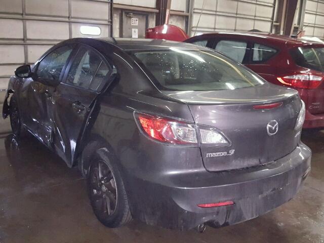 JM1BL1W77C1671593 - 2012 MAZDA 3 I GRAY photo 3