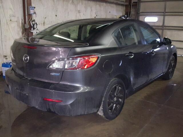 JM1BL1W77C1671593 - 2012 MAZDA 3 I GRAY photo 4