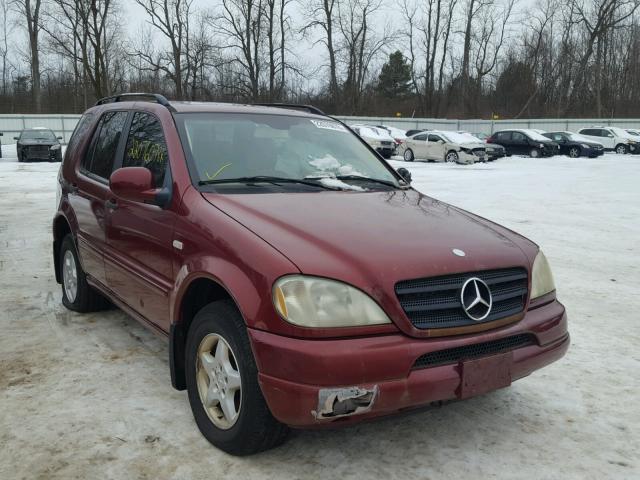 4JGAB54E2YA162716 - 2000 MERCEDES-BENZ ML 320 MAROON photo 1