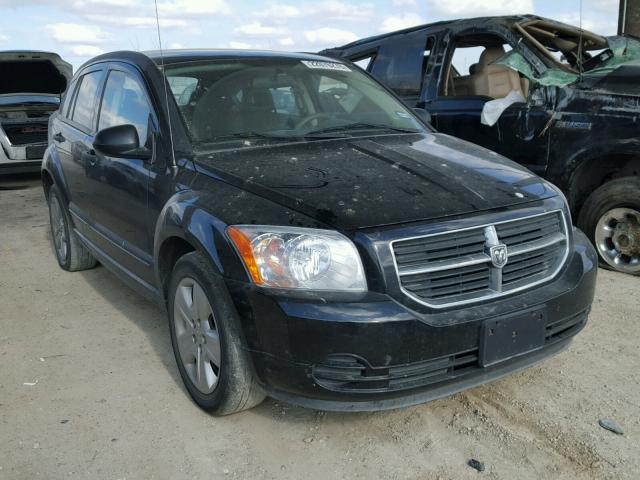 1B3HB48B77D262841 - 2007 DODGE CALIBER SX BLACK photo 1