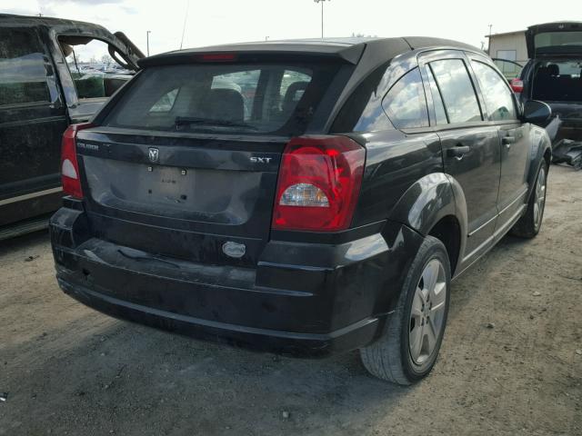 1B3HB48B77D262841 - 2007 DODGE CALIBER SX BLACK photo 4