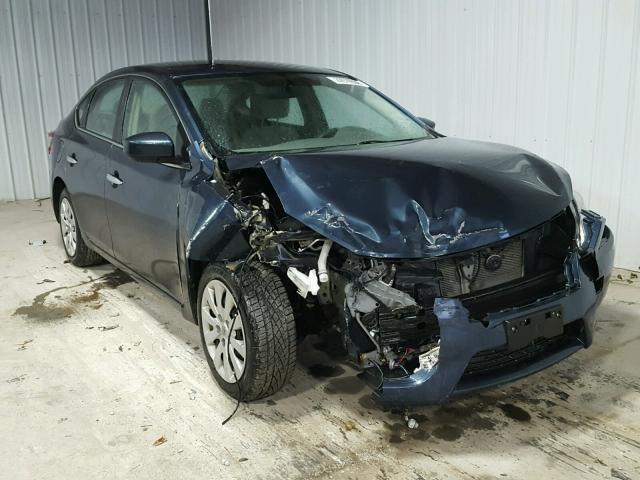 3N1AB7AP5DL785050 - 2013 NISSAN SENTRA S BLUE photo 1