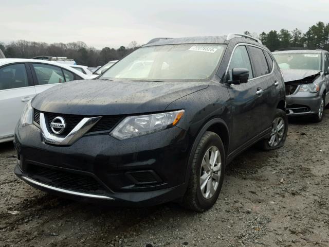 JN8AT2MT8GW002490 - 2016 NISSAN ROGUE S BLACK photo 2