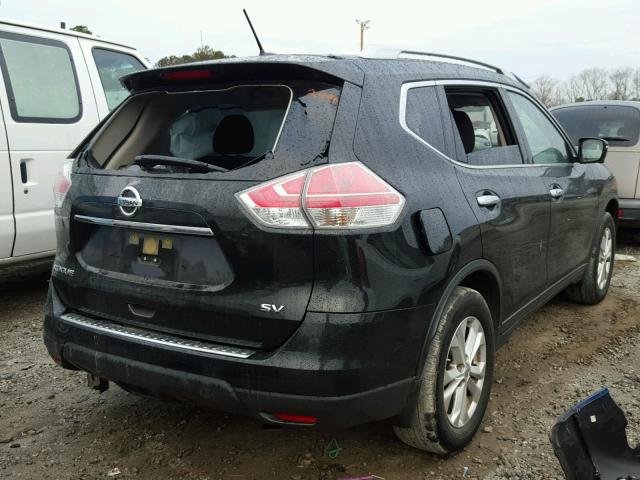 JN8AT2MT8GW002490 - 2016 NISSAN ROGUE S BLACK photo 4