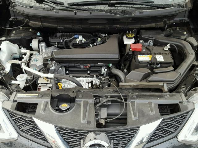 JN8AT2MT8GW002490 - 2016 NISSAN ROGUE S BLACK photo 7