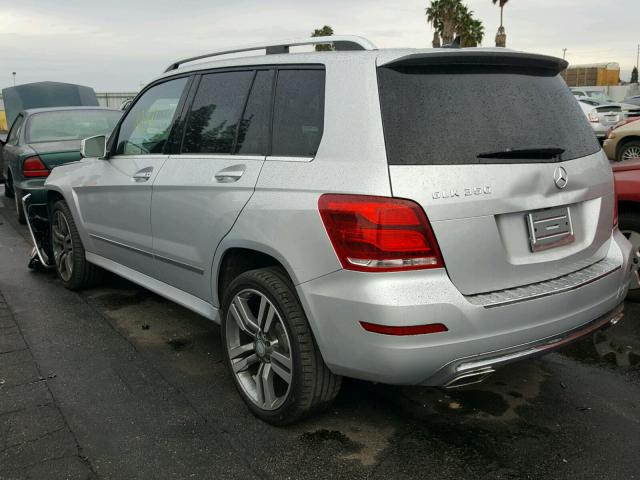 WDCGG5HB2FG406465 - 2015 MERCEDES-BENZ GLK 350 SILVER photo 3