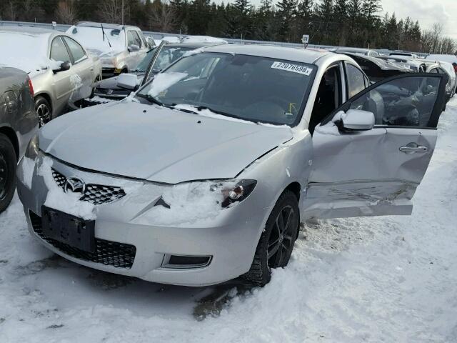 JM1BK32F691255426 - 2009 MAZDA 3 I SILVER photo 2