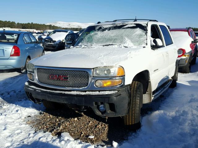 1GKEK63U64J161183 - 2004 GMC YUKON DENA WHITE photo 2