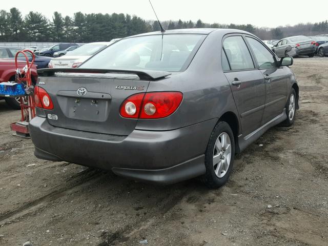 1NXBR32E07Z885694 - 2007 TOYOTA COROLLA CE GRAY photo 4