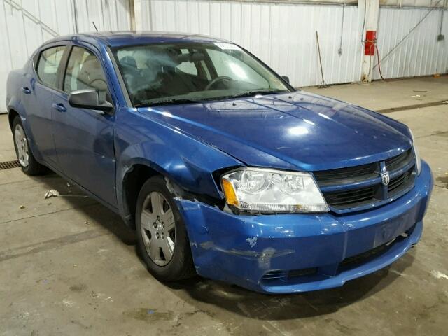 1B3LC46B19N506488 - 2009 DODGE AVENGER SE BLUE photo 1