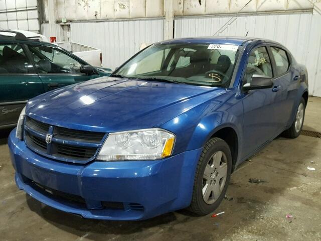 1B3LC46B19N506488 - 2009 DODGE AVENGER SE BLUE photo 2