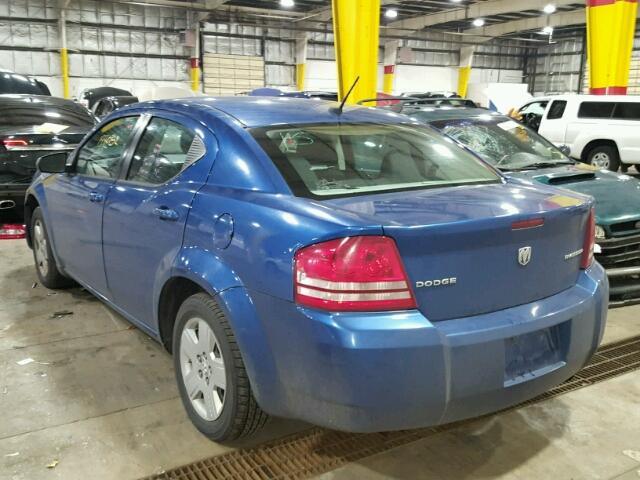 1B3LC46B19N506488 - 2009 DODGE AVENGER SE BLUE photo 3