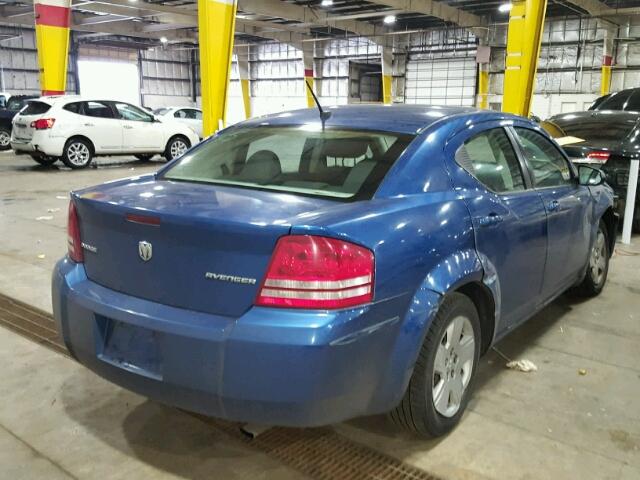 1B3LC46B19N506488 - 2009 DODGE AVENGER SE BLUE photo 4