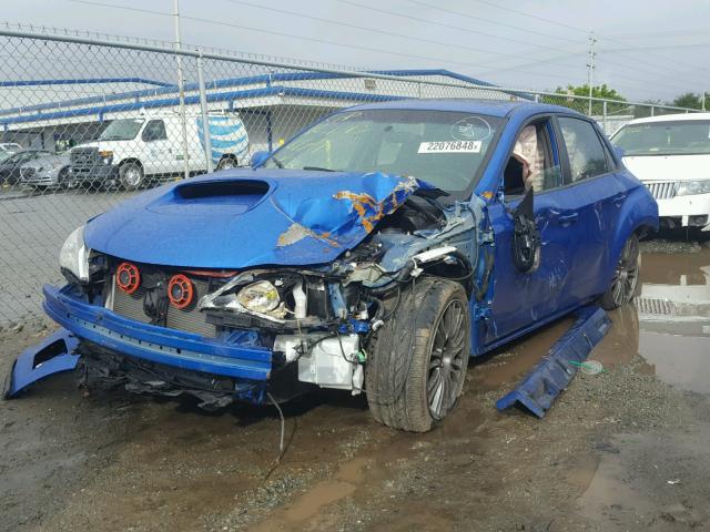 JF1GV8J64EL006171 - 2014 SUBARU IMPREZA WR BLUE photo 2