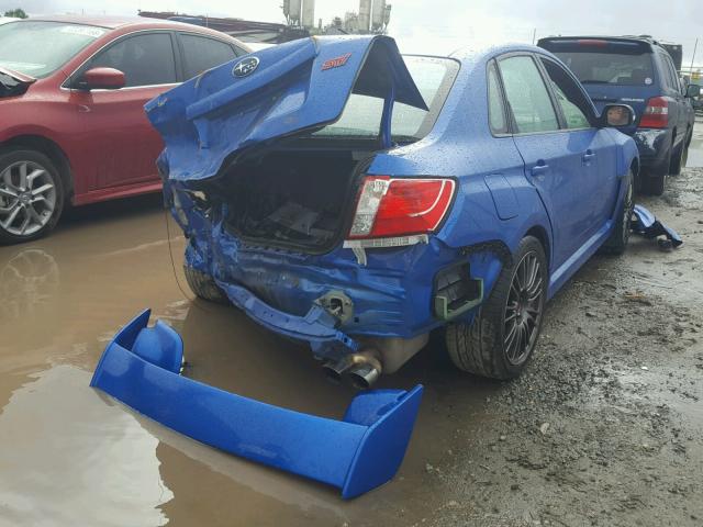 JF1GV8J64EL006171 - 2014 SUBARU IMPREZA WR BLUE photo 4