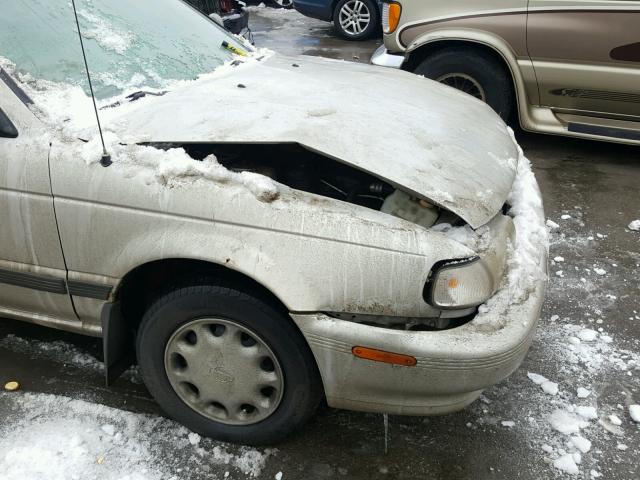 1N4EB31P8RC814315 - 1994 NISSAN SENTRA E TAN photo 9