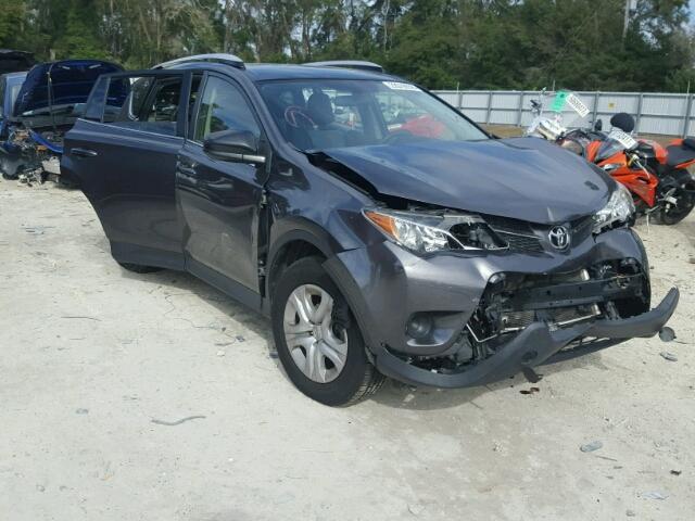 JTMZFREV2D5013422 - 2013 TOYOTA RAV4 LE GRAY photo 1