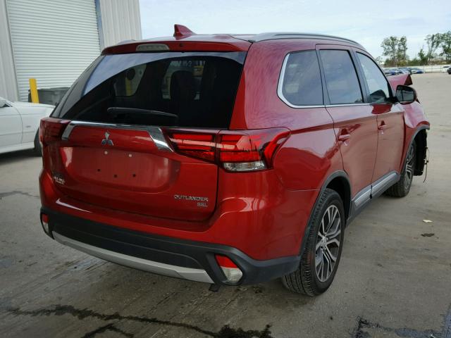 JA4AD3A32HZ006015 - 2017 MITSUBISHI OUTLANDER RED photo 4