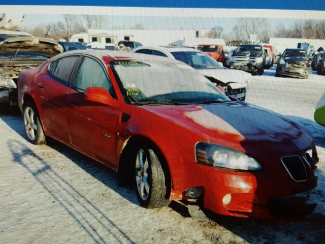 2G2WC58C761270602 - 2006 PONTIAC GRAND PRIX RED photo 1