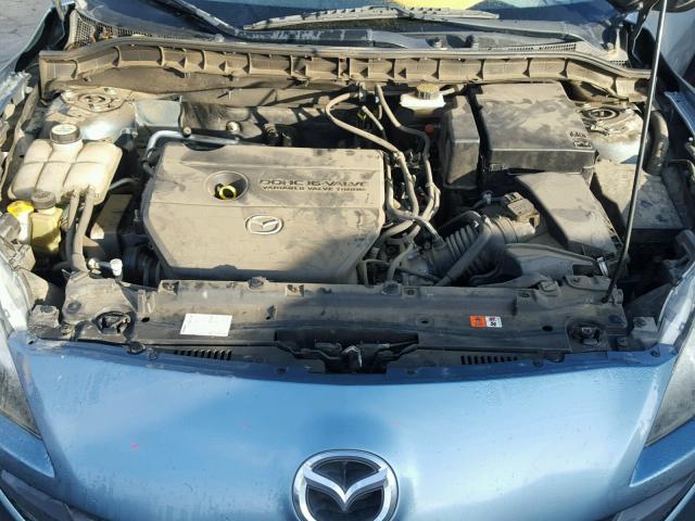 JM1BL1VG7B1443562 - 2011 MAZDA 3 I BLUE photo 7