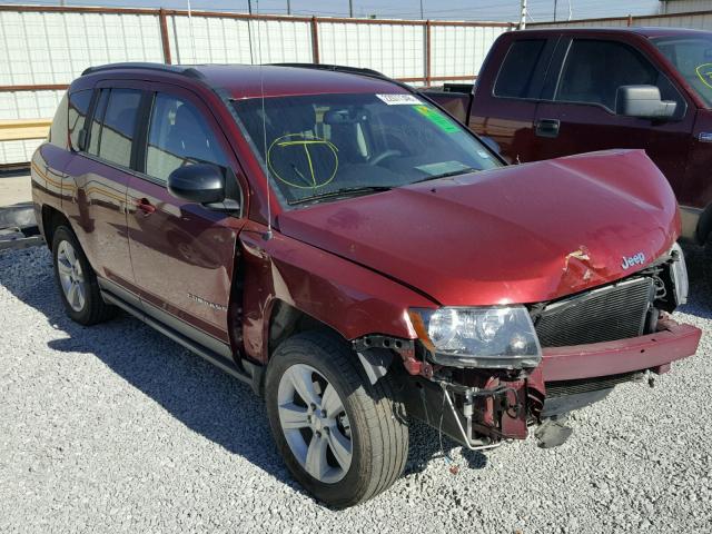 1C4NJCBAXGD560489 - 2016 JEEP COMPASS SP RED photo 1