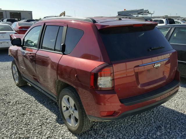 1C4NJCBAXGD560489 - 2016 JEEP COMPASS SP RED photo 3