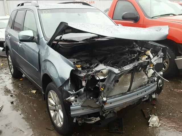 JF2SHADC2DH438958 - 2013 SUBARU FORESTER 2 TURQUOISE photo 1