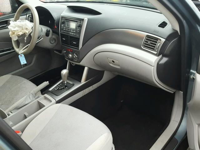 JF2SHADC2DH438958 - 2013 SUBARU FORESTER 2 TURQUOISE photo 5