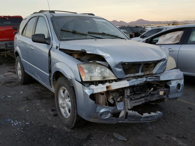 KNDJC733165585080 - 2006 KIA SORENTO EX BLUE photo 1