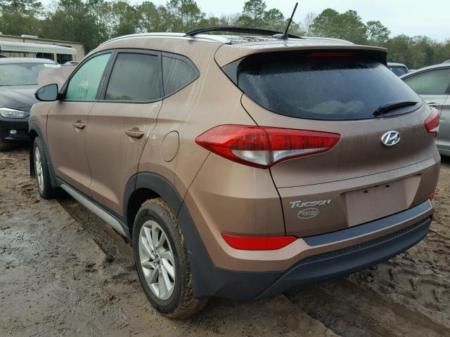 KM8J33A46HU313004 - 2017 HYUNDAI TUCSON LIM BEIGE photo 3