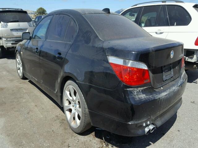 WBANB33554B111918 - 2004 BMW 545 I BLACK photo 3