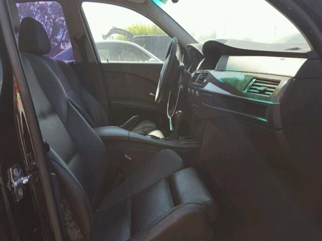 WBANB33554B111918 - 2004 BMW 545 I BLACK photo 5