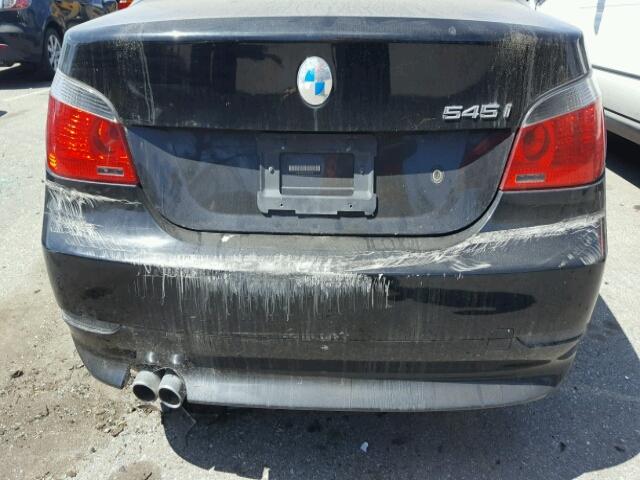 WBANB33554B111918 - 2004 BMW 545 I BLACK photo 9