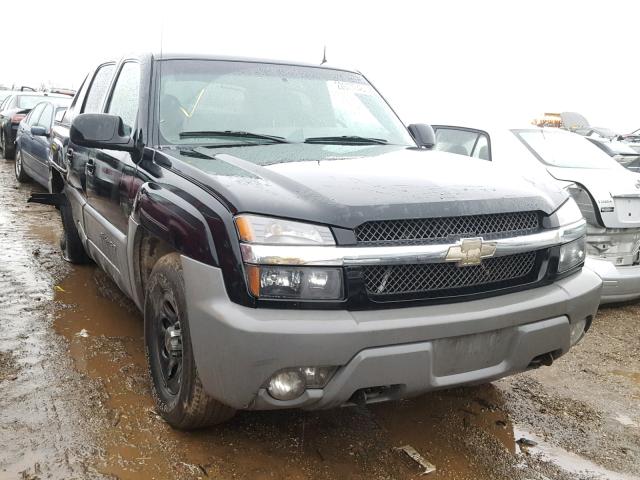 3GNEK13T02G149414 - 2002 CHEVROLET AVALANCHE BLACK photo 1