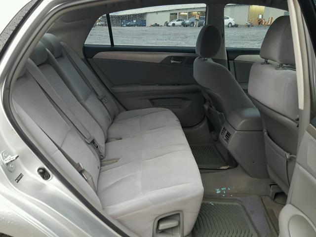 4T1BK36B08U274165 - 2008 TOYOTA AVALON XL SILVER photo 6