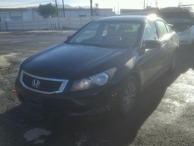 JHMCP26339C005600 - 2009 HONDA ACCORD LX BLACK photo 2