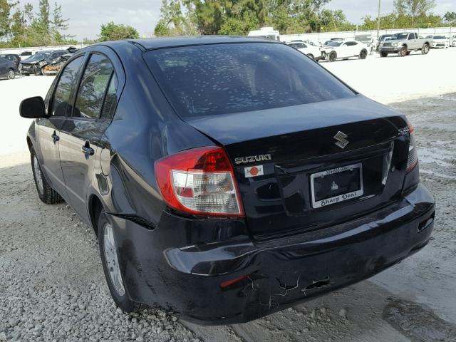 JS2YC5A38D6101750 - 2013 SUZUKI SX4 LE BLACK photo 3