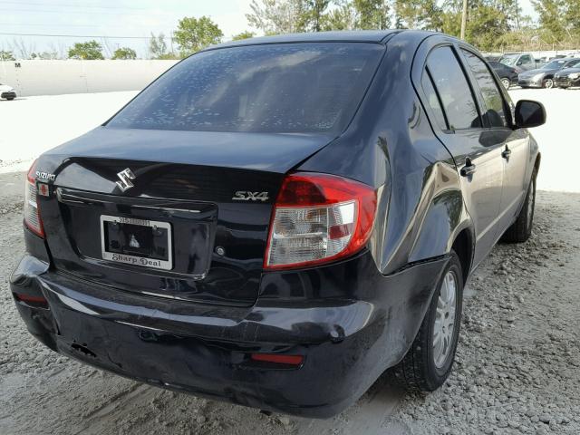 JS2YC5A38D6101750 - 2013 SUZUKI SX4 LE BLACK photo 4