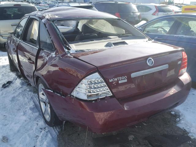 1MEHM43145G605168 - 2005 MERCURY MONTEGO PR 栗色 照片 3