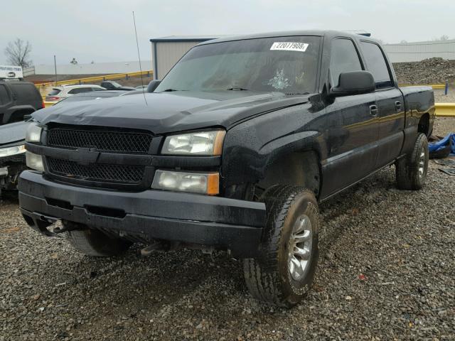 1GCHK23192F143056 - 2002 CHEVROLET SILVERADO BLACK photo 2