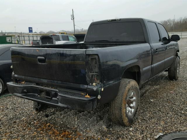 1GCHK23192F143056 - 2002 CHEVROLET SILVERADO BLACK photo 4